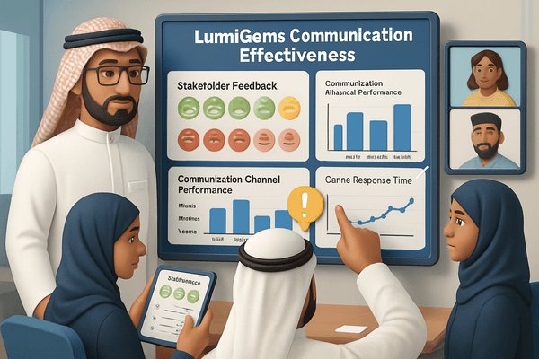 Ahmed observing a team communication or reviewing communication logs